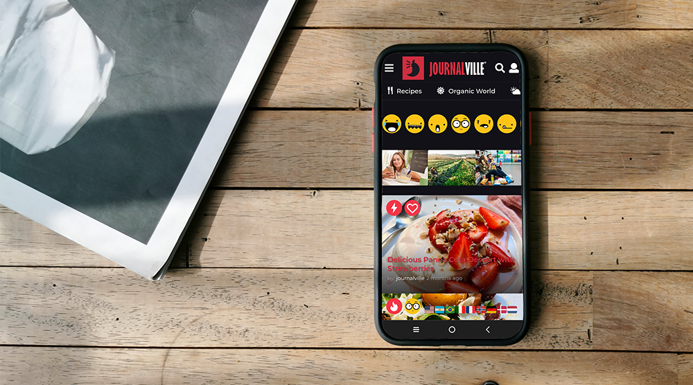 Journalville app website